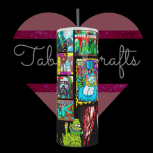 Load image into Gallery viewer, Handcrafted &quot;Mr Zombie&quot; Inspired 20oz Stainless Steel Tumbler - TabbyCrafts.com
