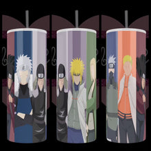 Load image into Gallery viewer, Handcrafted &quot;Naruto&quot; Collage Anime Inspired 20oz Stainless Steel Tumbler - TabbyCrafts.com
