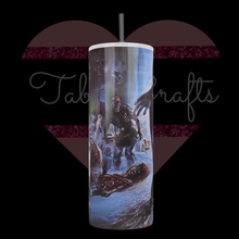 Load image into Gallery viewer, Handcrafted &quot;Return&quot; Living Dead Inspired 20oz Stainless Steel Tumbler - TabbyCrafts LLC
