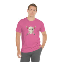 Load image into Gallery viewer, Mask and Machette - Unisex Jersey Short Sleeve Tee - TabbyCrafts.com
