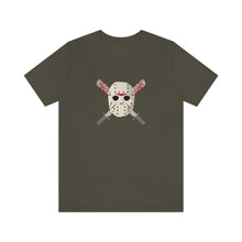 Load image into Gallery viewer, Mask and Machette - Unisex Jersey Short Sleeve Tee - TabbyCrafts.com
