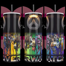 Load image into Gallery viewer, Overwatch Inspired Handcrafted 20oz Stainless Steel Tumbler - TabbyCrafts.com

