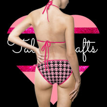 Load image into Gallery viewer, Pink Skull Bikini - TabbyCrafts.com
