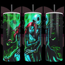Load image into Gallery viewer, Pumpkin King and Queen 20oz Stainless Steel Tumbler - TabbyCrafts.com
