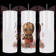 Load image into Gallery viewer, Sam Trick or Treat Handcrafted 20oz Stainless Steel Tumbler - TabbyCrafts.com
