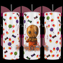 Load image into Gallery viewer, Sam Trick or Treat Handcrafted 20oz Stainless Steel Tumbler - TabbyCrafts.com
