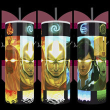 Load image into Gallery viewer, The Last Airbender Custom Handcrafted 20oz Stainless Steel Tumbler - TabbyCrafts.com
